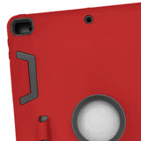 Maxbell Tablet Cover Silicone with Pencil Holder Accessories Protective Tablet Cases Red