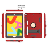 Maxbell Tablet Cover Silicone with Pencil Holder Accessories Protective Tablet Cases Red