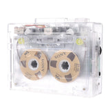 Maxbell Cassette Music Player Transparent Case FM Compact Walkman for Music