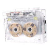 Maxbell Cassette Music Player Transparent Case FM Compact Walkman for Music