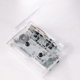 Maxbell Cassette Music Player Transparent Case FM Compact Walkman for Music