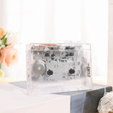 Maxbell Cassette Music Player Transparent Case FM Compact Walkman for Music