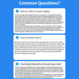 Maxbell Power Amplifier Board HiFi Audio Power Amplifier Module for Home Theater DIY