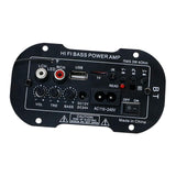 Maxbell Amplifier Board US Adapter Audio Power Amplifier Module for Speakers DIY Car