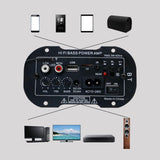 Maxbell Amplifier Board US Adapter Audio Power Amplifier Module for Speakers DIY Car