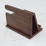 Maxbell Wooden Cell Phone Stand Christmas Gift Universal Mobile Phone Holder for Dad