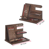 Maxbell Wooden Cell Phone Stand Christmas Gift Universal Mobile Phone Holder for Dad