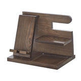 Maxbell Wooden Cell Phone Stand Christmas Gift Universal Mobile Phone Holder for Dad