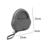 Maxbell EVA Headphone Travel Case Hard Shell Grey Color Protective Compact Organizer