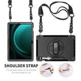 Maxbell Tablet Case Shockproof for Tab S9 FE Plus 5G 12.4 inch 2023 Sm-x818U Sm-x810