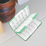 Maxbell Game Case Storage with 48 Slots Compact Game Holder Case Green