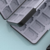 Maxbell Game Case Storage with 48 Slots Compact Game Holder Case Black