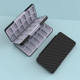 Maxbell Game Case Storage with 48 Slots Compact Game Holder Case Black