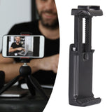 Maxbell Tripod Phone Mount Holder Head Smartphone Clamp Tripod Adapter for Vlog