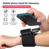 Maxbell Wristband Phone Holder Armband Comfortable for Running Outdoor Sports Hiking