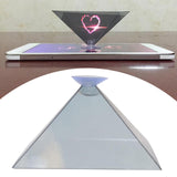 Maxbell Phone Hologram Holographic Display Stands Projector 7cm Phone Holographic 3D