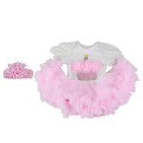 Max Pink Dress with Underpants Headband Clothes for 22''-23'' Nebworn Baby Doll