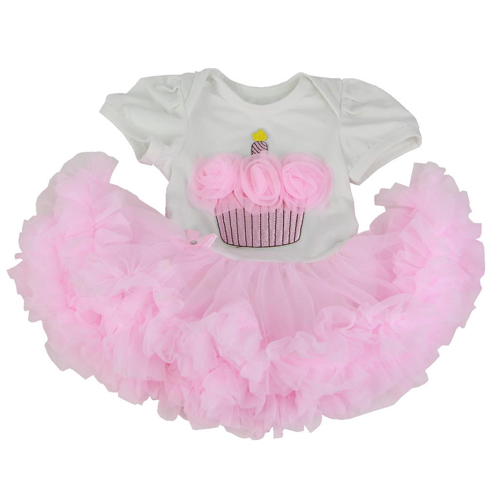 Max Pink Dress with Underpants Headband Clothes for 22''-23'' Nebworn Baby Doll