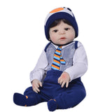 Max Shirt Pants Bib Socks Hat Suit Clothes for 22''-23'' Nebworn Baby Doll