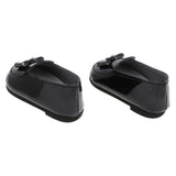 Max PU Leather Shoes Bowknot Flats Sneakers for 18" Dolls Black