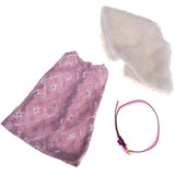 Maxbell Stylish Sleeveless Dress Shawl Suit Clothes for 18inch Doll