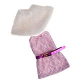Maxbell Stylish Sleeveless Dress Shawl Suit Clothes for 18inch Doll