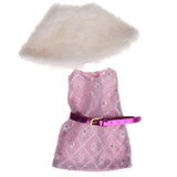 Maxbell Stylish Sleeveless Dress Shawl Suit Clothes for 18inch Doll