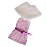 Maxbell Stylish Sleeveless Dress Shawl Suit Clothes for 18inch Doll