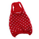 Maxbell Red Woollen Sundress 28-30cm Dolls Dress Up Clothing for 1/6 Kurhn Doll