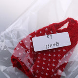 Maxbell Red Woollen Sundress 28-30cm Dolls Dress Up Clothing for 1/6 Kurhn Doll