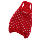 Maxbell Red Woollen Sundress 28-30cm Dolls Dress Up Clothing for 1/6 Kurhn Doll