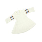 Max Lovely White Knit Sweater Winter Dress for 18'' Doll