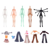Maxbell Joints Flexible Plastic Detachable Nude Doll Body without Head Accessory