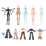 Maxbell Joints Flexible Plastic Detachable Nude Doll Body without Head Accessory