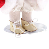 Max 12inch Porcelain Doll Stand Set People Figures with Winter Clothes Kids Gift