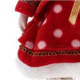 Max 12inch Porcelain Doll Stand Set People Figures with Winter Clothes Kids Gift