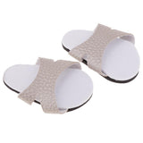 Max Dolls Slippers Summer Shoes for 18inch American Doll Accessoris Silver