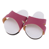 Max Dolls Slippers Summer Shoes for 18inch American Doll Accessoris Rosy