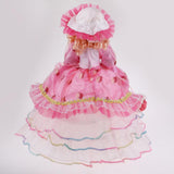 Max Vintage Elegant Victorian Porcelain Doll Splicing Doll 18inch Pink Dress