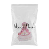 Max Vintage Elegant Victorian Porcelain Doll Splicing Doll 18inch Pink Dress