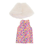 Maxbell Cute Short Skirt & Cape for 18inch Dress Up Accs Rose Red
