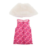 Maxbell Cute Short Skirt & Cape for 18inch Dress Up Accs Red Heart