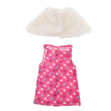 Maxbell Cute Short Skirt & Cape for 18inch Dress Up Accs Red Heart