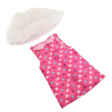Maxbell Cute Short Skirt & Cape for 18inch Dress Up Accs Red Heart