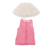 Maxbell Cute Short Skirt & Cape for 18inch Dress Up Accs Red Flower