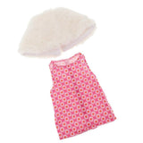 Maxbell Cute Short Skirt & Cape for 18inch Dress Up Accs Red Flower