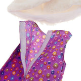 Maxbell Cute Short Skirt & Cape for 18inch Dress Up Accs Purple Flower