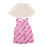 Maxbell Cute Short Skirt & Cape for 18inch Dress Up Accs Pink Flower