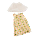 Maxbell Cute Short Skirt & Cape for 18inch Dress Up Accs Orange Flower