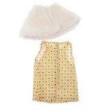 Maxbell Cute Short Skirt & Cape for 18inch Dress Up Accs Orange Flower